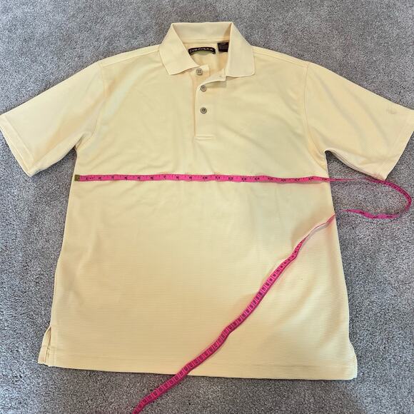 Cubavera Men's Polo Light Yellow Size Small - Picture 6 of 7